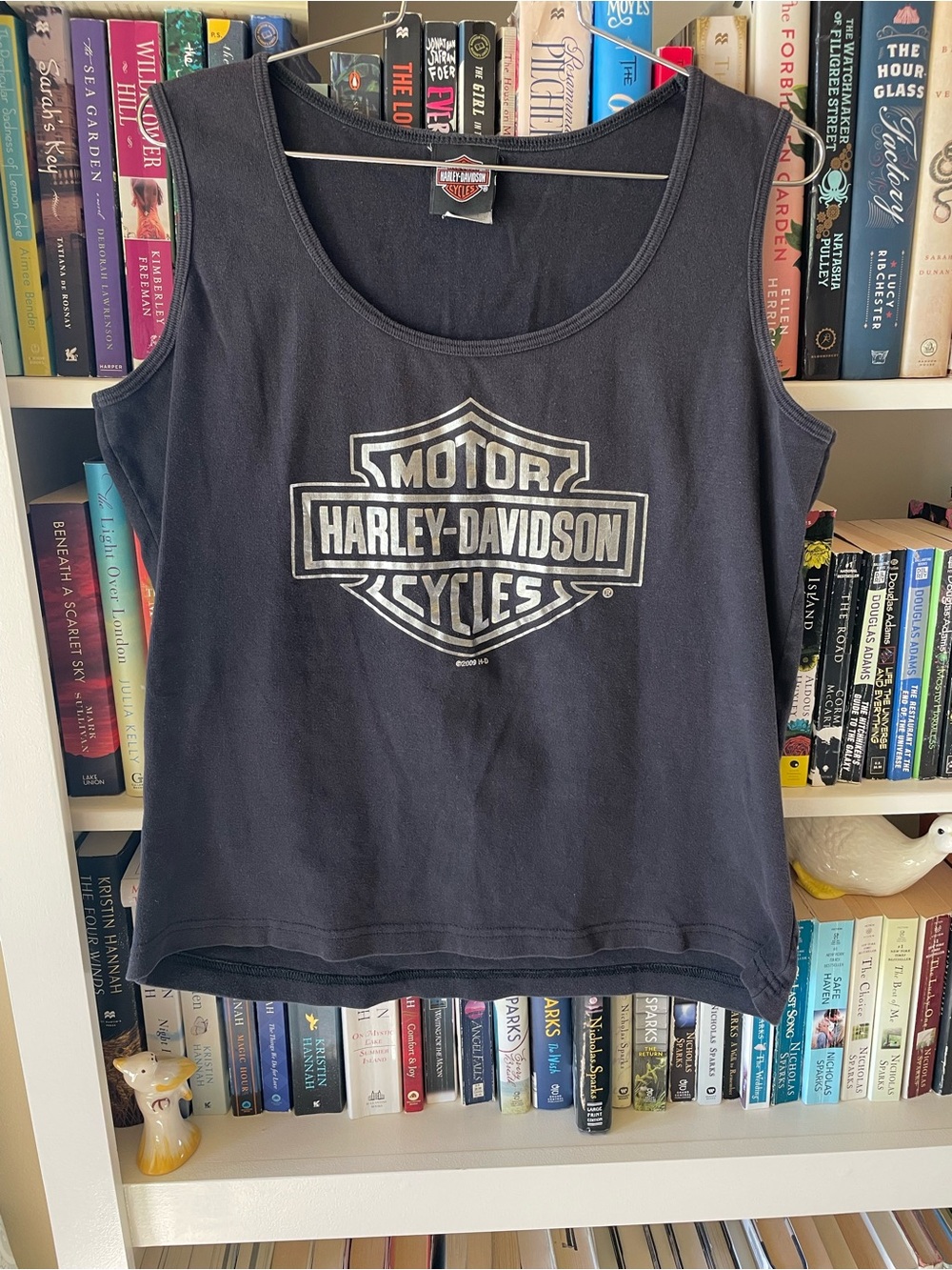 Harley-Davidson Kauai Hawaii black cotton tank top